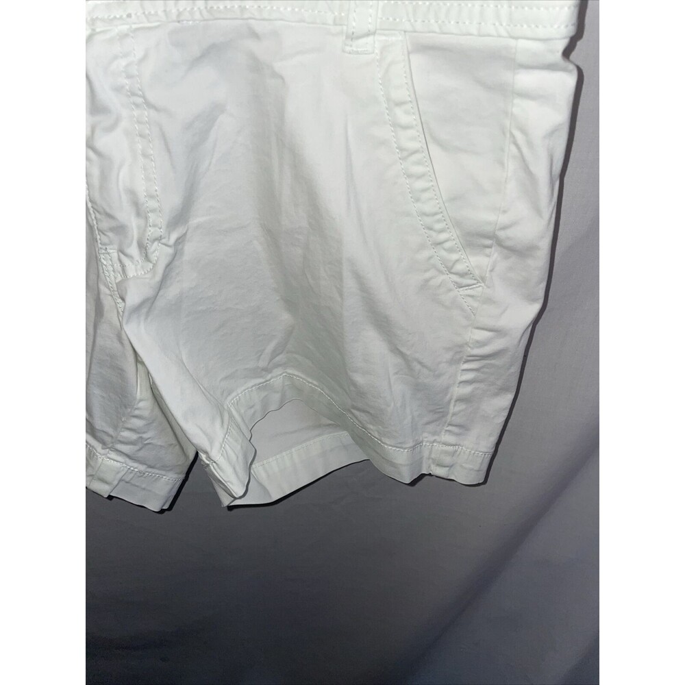 Falls Creek Sport Shorts Women's Size 6 White Zip Fly Pockets Belt Loops - Picture 7 of 12